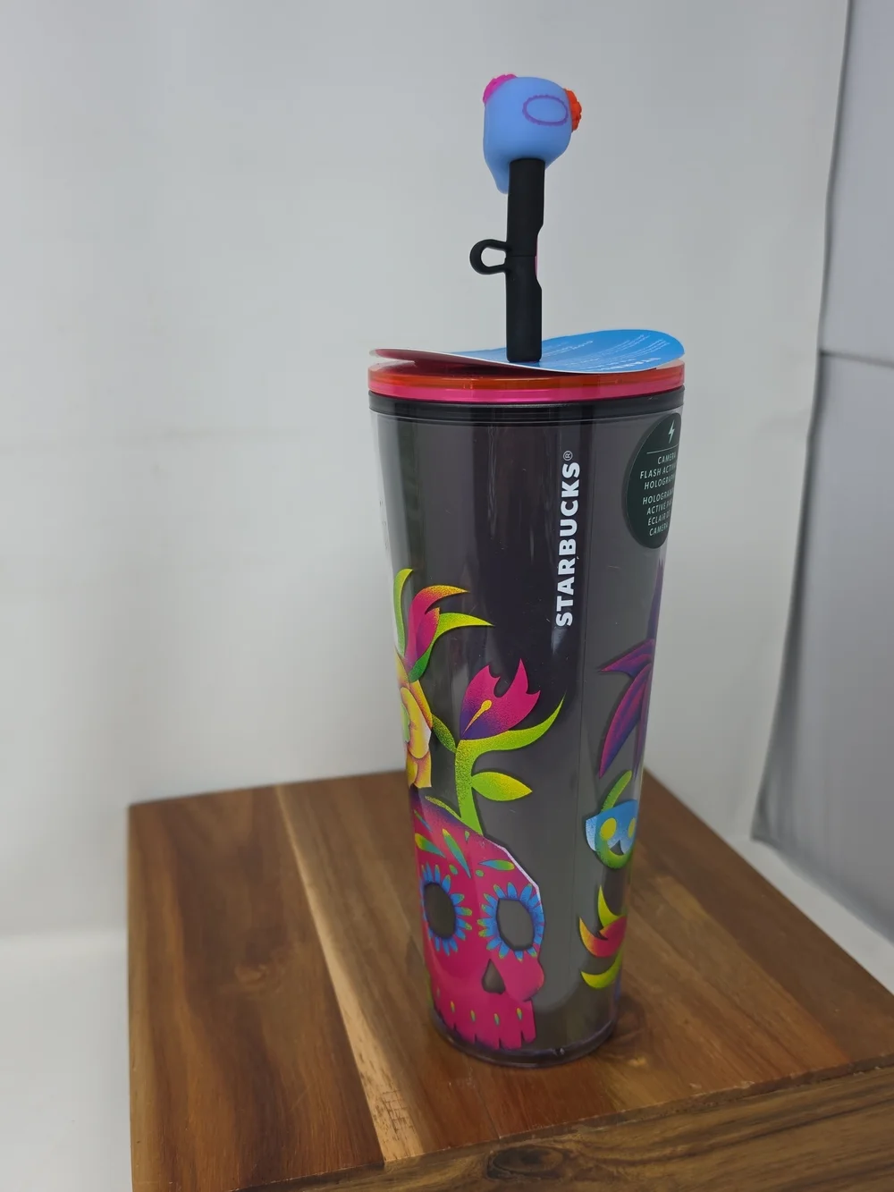 Starbucks Multicolor Dot Tumbler — Clear with Rainbow Dots